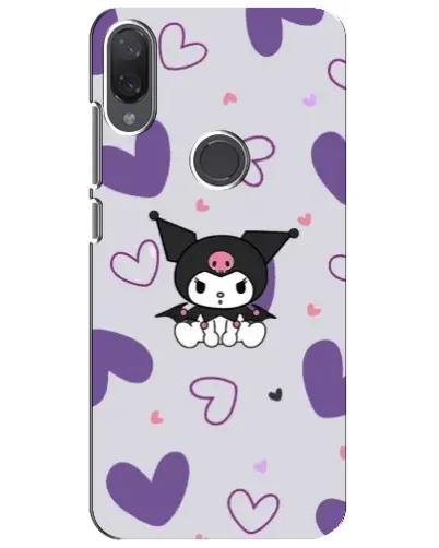Чехол для Xiaomi Mi Play с картинкой «Kuromi и лавандовые сердца»