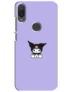 Чехол для Xiaomi Mi Play с картинкой «Kuromi — фиолетовый минимализм»