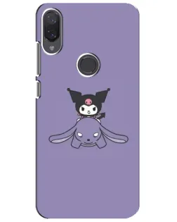 Чехол для Xiaomi Mi Play с картинкой «Kuromi на лиловом фоне»