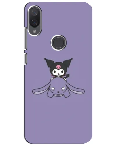 Чехол для Xiaomi Mi Play с картинкой «Kuromi на лиловом фоне»