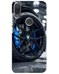 Чехол для Xiaomi Mi Play с картинкой «Колесо BMW вблизи»