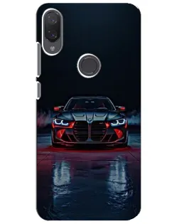 Чехол для Xiaomi Mi Play с картинкой «BMW на мокрой дороге»