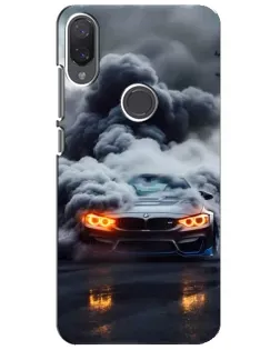 Чехол для Xiaomi Mi Play с картинкой «BMW в дыму»