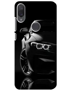 Чохол для Xiaomi Mi Play з картинкою «Чорна BMW — профіль»