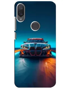 Чохол для Xiaomi Mi Play з картинкою «BMW — вогні неону»