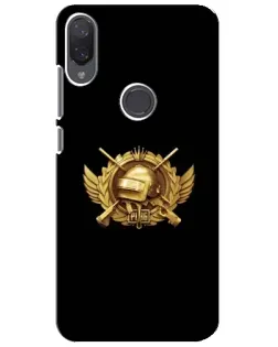 Чохол для Xiaomi Mi Play з картинкою «PUBG — помаранчевий градієнт»