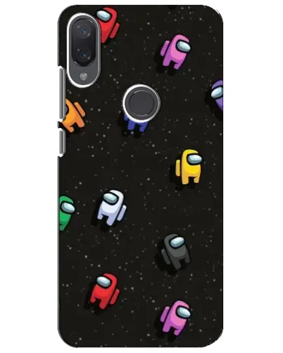 Чехол для Xiaomi Mi Play с картинкой «Космический паттерн Among Us»