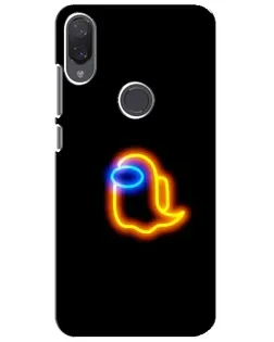 Чохол для Xiaomi Mi Play з картинкою «Among Us неонове сяйво»