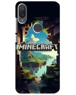 Чохол для Xiaomi Mi Play з картинкою «Печера Майнкрафт»