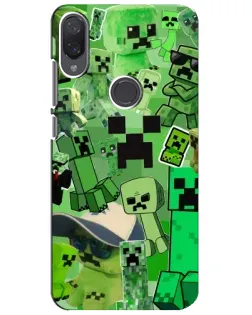 Чохол для Xiaomi Mi Play з картинкою «Кріпери Minecraft»
