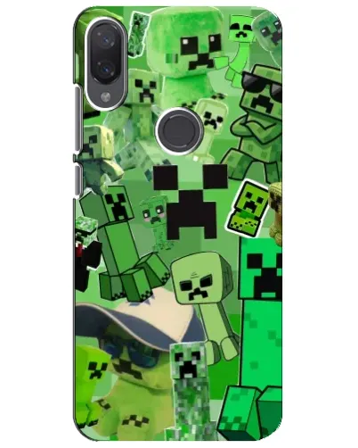 Чехол для Xiaomi Mi Play с картинкой «Криперы Minecraft» Чехол для Xiaomi Mi Play с картинкой «Криперы Minecraft»