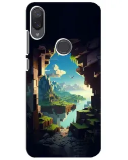 Чехол для Xiaomi Mi Play с картинкой «Вид из пещеры»