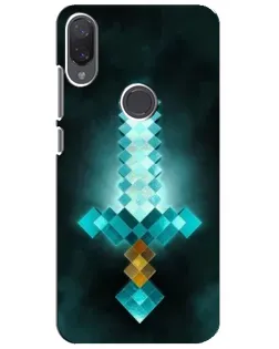 Чехол для Xiaomi Mi Play с картинкой «Алмазный меч неон»