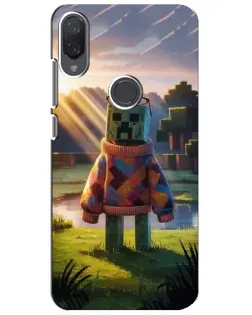 Чехол для Xiaomi Mi Play с картинкой «Крипер в свитере»