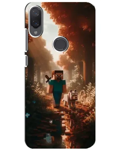 Чехол для Xiaomi Mi Play с картинкой «Стив в лесу» Чехол для Xiaomi Mi Play с картинкой «Стив в лесу»