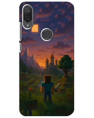 Чехол для Xiaomi Mi Play с картинкой «Стив у башни» Чехол для Xiaomi Mi Play с картинкой «Стив у башни»