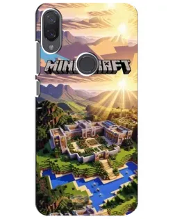 Чехол для Xiaomi Mi Play с картинкой «Minecraft панорама»