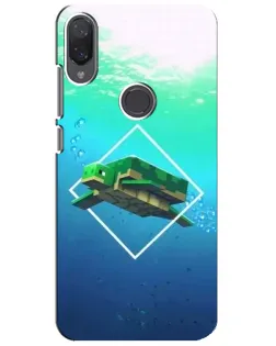 Чехол для Xiaomi Mi Play с картинкой «Черепаха Minecraft»
