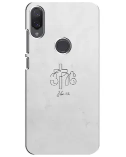Чохол для Xiaomi Mi Play з картинкою «Івана 3:16 Хрест» Чохол для Xiaomi Mi Play з картинкою «Івана 3:16 Хрест»