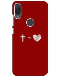 Чехол для Xiaomi Mi Play с картинкой «Уравнение любви»
