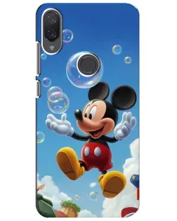Чехол для Xiaomi Mi Play с картинкой «Mickey и мыльные пузыри»