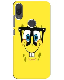 Чехол для Xiaomi Mi Play с картинкой «Минималистичный Спанч Боб»