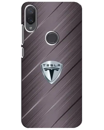 Чехол для Xiaomi Mi Play с картинкой «Металлическая текстура Tesla» Чехол для Xiaomi Mi Play с картинкой «Металлическая текстура Tesla»