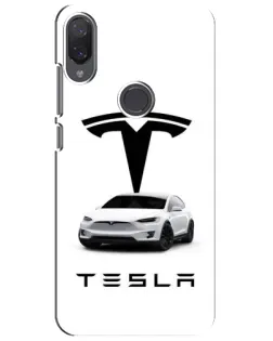 Чехол для Xiaomi Mi Play с картинкой «Tesla White Style»