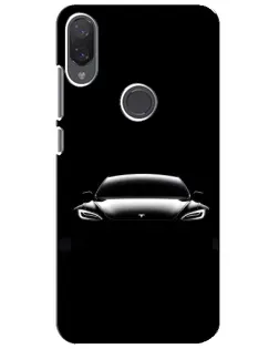 Чехол для Xiaomi Mi Play с картинкой «Фары Tesla Night»