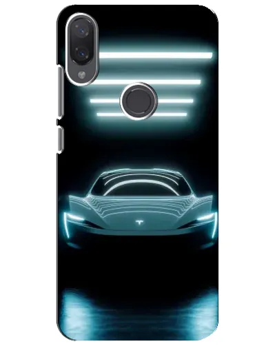 Чехол для Xiaomi Mi Play с картинкой «Tesla в неоне» Чехол для Xiaomi Mi Play с картинкой «Tesla в неоне»