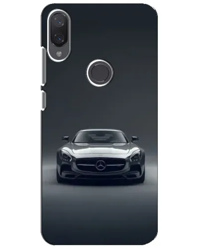 Чехол для Xiaomi Mi Play с картинкой «Mercedes на черном»