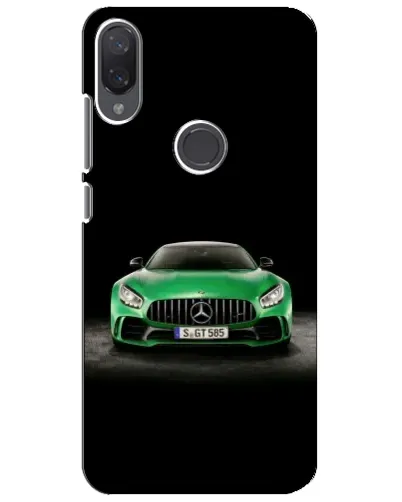 Чехол для Xiaomi Mi Play с картинкой «Mercedes — неоновый лого»