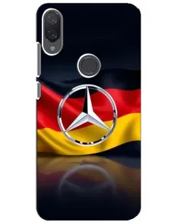 Чехол для Xiaomi Mi Play с картинкой «Mercedes — флаг Германии»