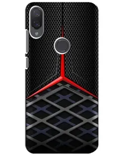 Чехол для Xiaomi Mi Play с картинкой «Mercedes Carbon Grid»
