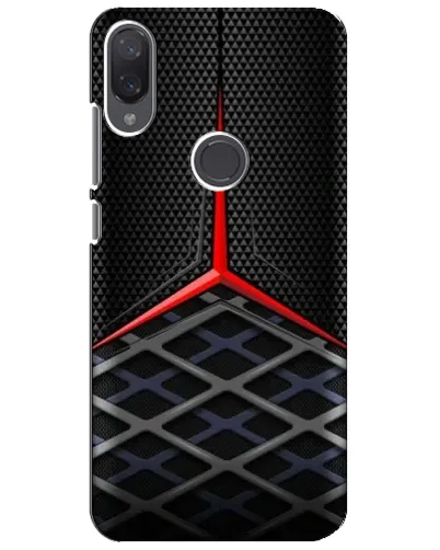 Чехол для Xiaomi Mi Play с картинкой «Mercedes Carbon Grid»