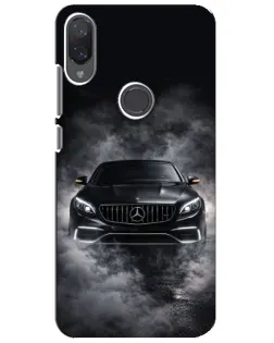 Чехол для Xiaomi Mi Play с картинкой «Mercedes в дыму»