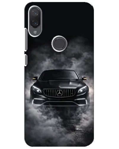 Чехол для Xiaomi Mi Play с картинкой «Mercedes в дыму»