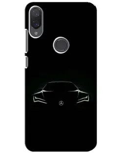 Чохол для Xiaomi Mi Play з картинкою «Mercedes — силует авто»