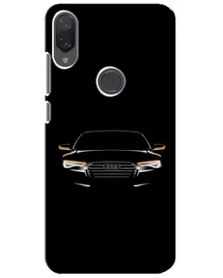 Чехол для Xiaomi Mi Play с картинкой «Audi — ночной контур»
