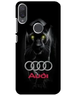 Чехол для Xiaomi Mi Play с картинкой «Пантера и Audi»