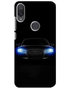 Чехол для Xiaomi Mi Play с картинкой «Audi в неоне»