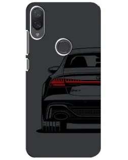 Чехол для Xiaomi Mi Play с картинкой «Задняя часть Audi — арт»