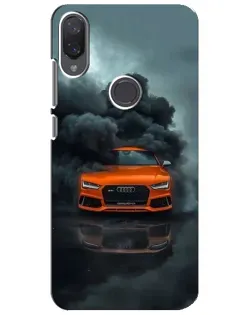 Чехол для Xiaomi Mi Play с картинкой «Audi в облаках дыма»