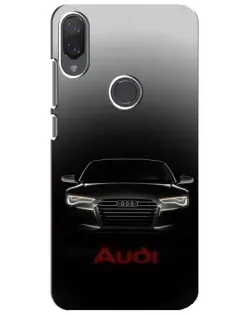 Чехол для Xiaomi Mi Play с картинкой «Audi — градиентный контур»