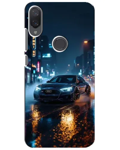 Чехол для Xiaomi Mi Play с картинкой «Ночной город и Audi» Чехол для Xiaomi Mi Play с картинкой «Ночной город и Audi»