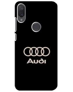 Чехол для Xiaomi Mi Play с картинкой «Audi — золотой логотип»