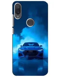 Чехол для Xiaomi Mi Play с картинкой «Audi — голубая энергия»