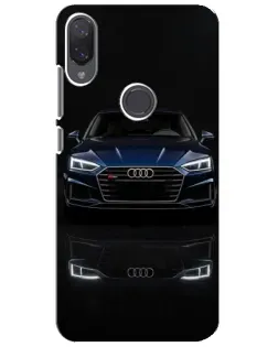 Чехол для Xiaomi Mi Play с картинкой «Audi — ночное отражение»