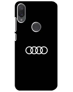 Чехол для Xiaomi Mi Play с картинкой «Audi White Logo»
