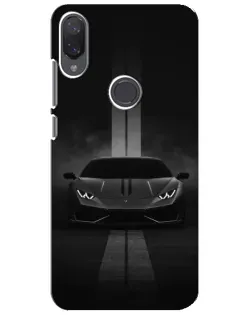 Чехол для Xiaomi Mi Play с картинкой «Lamborghini симметрия дорог»